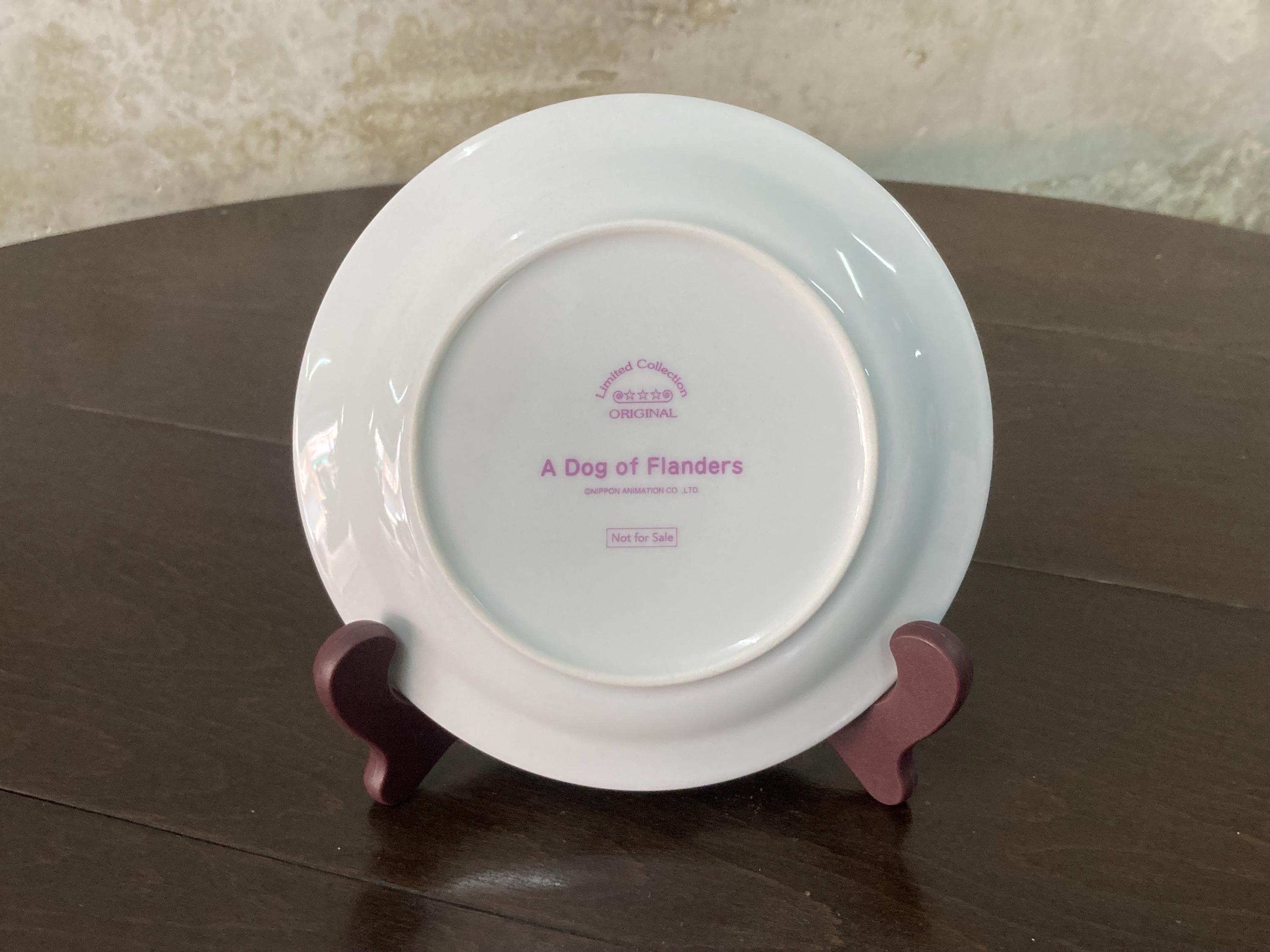 Vintage A Dog of Flanders Display Plate Complete Set | Japan 1970s