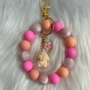 Blind Box Bunny Keychain Wristlet