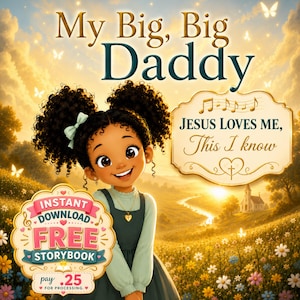 Free Christian Children's Book PDF | Jesus Loves Me Story for Kids | Printable Story | Christian Storybook | Sunday School Printable |