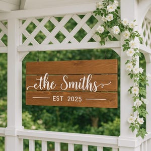 Wedding Gifts for Couple, Custom Wedding Signs, 3d Wood Signs, Housewarming Gift, Custom Engagement Gift, Last Name Sign, Established Sign