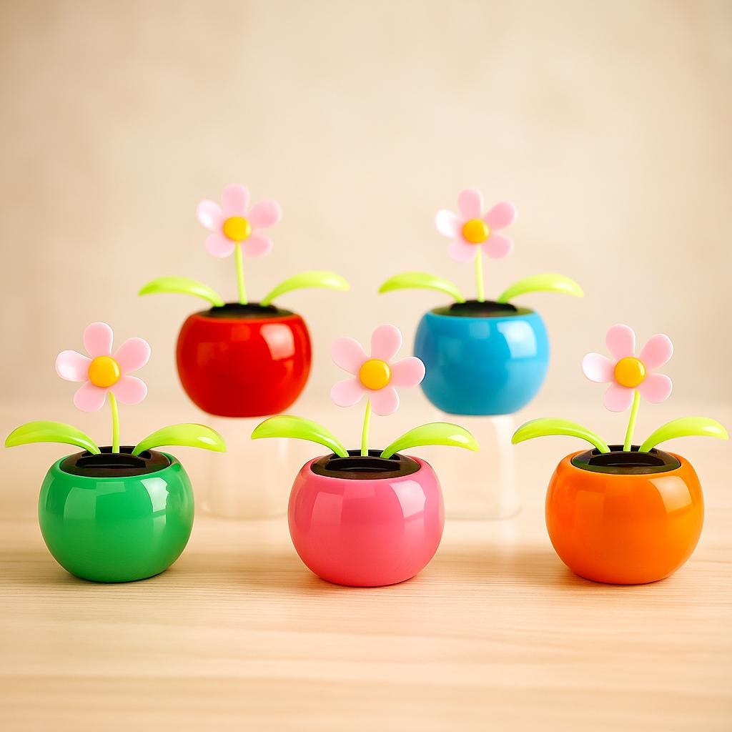 Solar Dancing Flower - Etsy UK