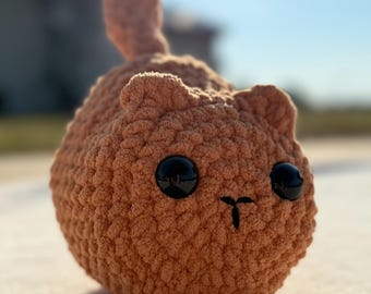 Crochet Cat Plush Handmade Amigurumi Stuffed Animal