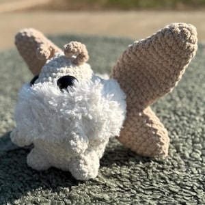 Crochet Moth Plush, Handmade Stuffed Animal, Fantasy Amigurumi GIft