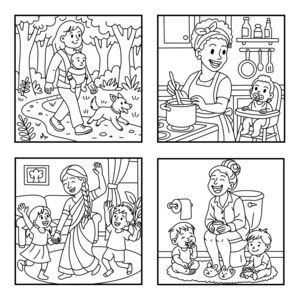 Real Mom Life Coloring Book | Funny & Cozy Motherhood Gift | 30 Comfy Cute Pages for Moms | Digital Download | Perfect Mom Self-Care