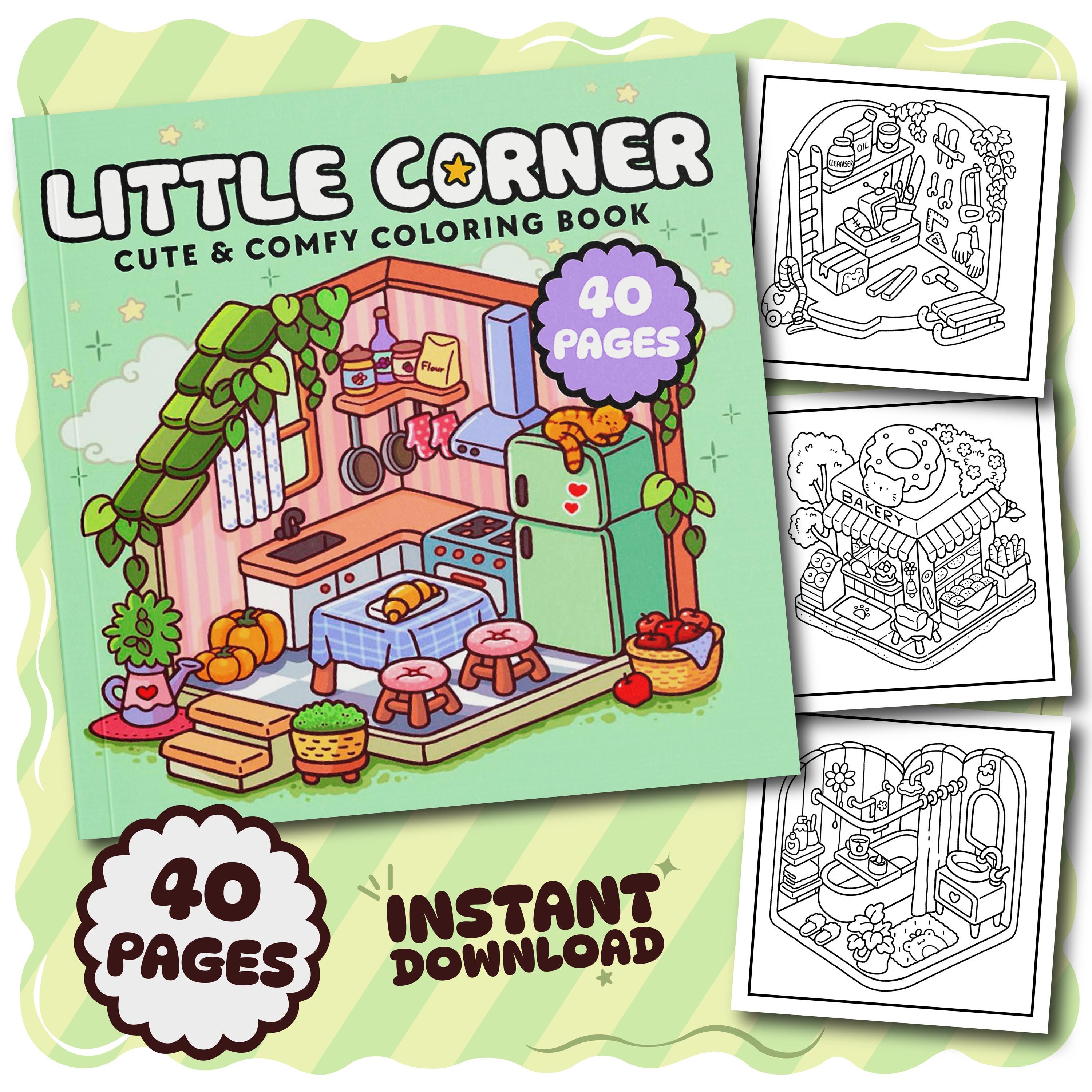 Coco Wyo Little Corner Libro para Colorear PDF – 40 páginas audaces y fáciles de imprimir para niños y adultos, Descarga digital instantánea