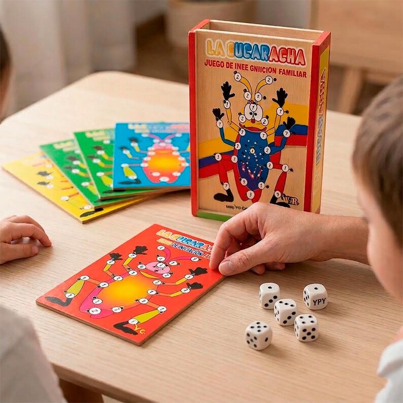 Traditional Colombian La Cucaracha Board Game - Etsy
