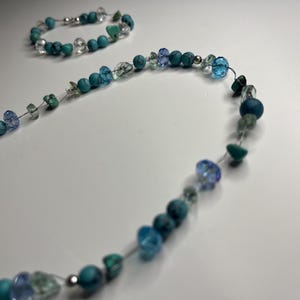 Handmade turquoise necklace, and bracelet set