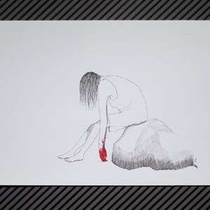 Weight | Unique art work | Original illustration | Dark art