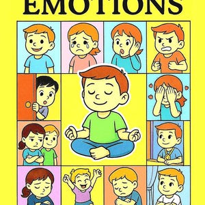 15 Emotions Coloring Book for Kids – Fun Emotional Learning Activity Pages