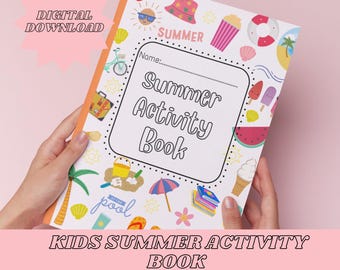 Druckbares Sommer-Tagebuch für Kinder (ab 3 Jahren) - 30 Seiten Spaß