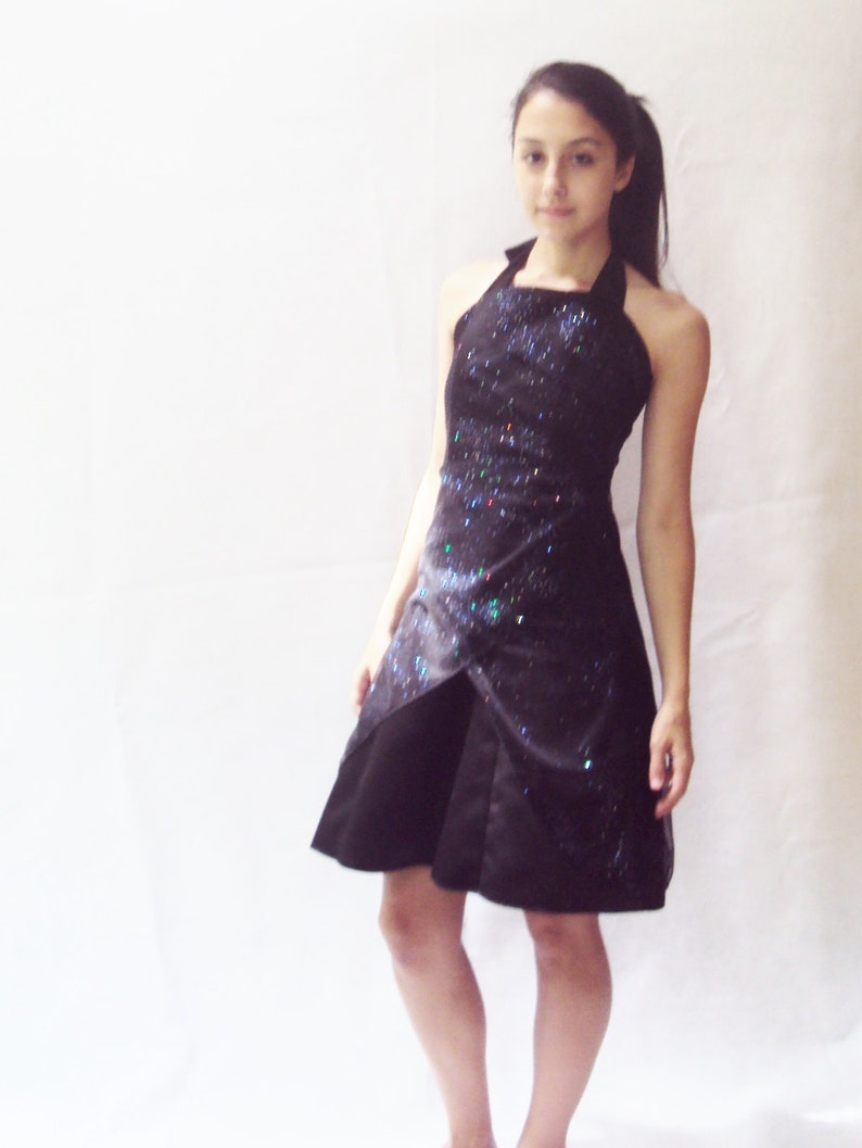 sparkly metallic dress