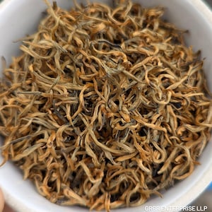 Assam Golden Tips Black Tea | Premium Whole Leaf | Bold & Malty | Organic | Single-Origin