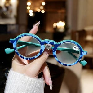 Retro Round Reading Glasses Men Women | Spring Hinge Eyewear +1.0 to +4.0 | Anti Eye Strain Classic Readers