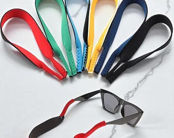 Floating Glasses Strap, Neoprene Sunglasses Band Cord Holder, Waterproof Anti-Slip Eyewear Floater
