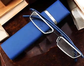 Gafas de lectura con filtro de luz azul para hombre / Gafas de lectura para ordenador antifatiga visual +1.25 +1.75 +2.25 +2.75 / Gafas clásicas ligeras