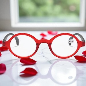 Retro Round Reading Glasses Men Women, Spring Hinge Readers +1.0 to +4.0, Vintage Eyeglasses Frame for Presbyopia