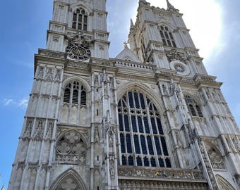 Westminster Abbey Print: Gothic London Architecture (Digital Download)