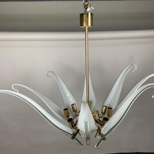 Żyrandol Seguso z lat 70-tych.