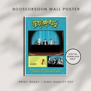 BooSeokSoon Kpop Poster: Seventeen BSS Unit Art (Digital Download, A4 Size PNG & PDF