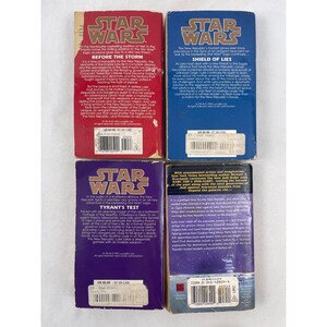 Star Wars Black Fleet Crisis Trilogy & New Jedi Order Onslaught 4 Book Lot PB image 2