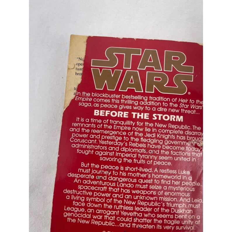 Star Wars Black Fleet Crisis Trilogy & New Jedi Order Onslaught 4 Book Lot PB image 3