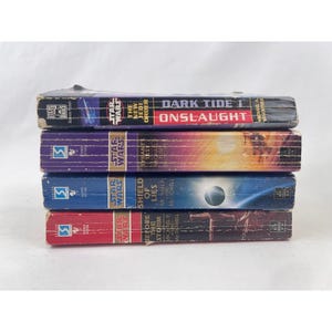 Star Wars Black Fleet Crisis Trilogy & New Jedi Order Onslaught 4 Book Lot PB image 5