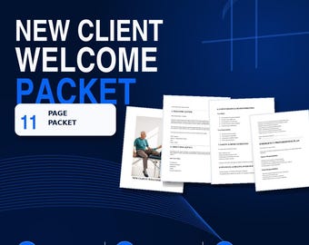 Home Care Client Welcome Packet | New Client Onboarding Handbook | Non-Medical Home Care Agency Template