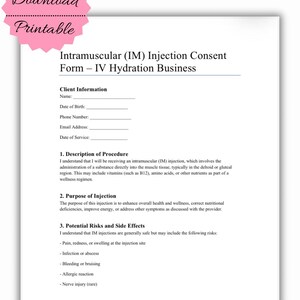 B12 Shot Waiver