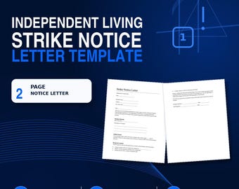 Resident Violation Notice & Strike Letter | Independent Living and Group Home Warning Form Template