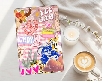 Kindle用インサート、沿岸のカウガール、印刷可能なKindleカバーインサート、本好きのKindleケースインサート、本好き、Kindleガール、もう1章