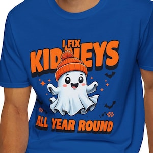 Halloween Nephrology Nurse Tee, Funny Kidney Nurse T-shirt, Dialysis Nurse Gift, Hemodialysis Shirt, CCHT Shirt, Nephrologist Unisex Shirt