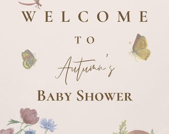 Our Little Love Bug Baby Shower Welcome Sign 21x28