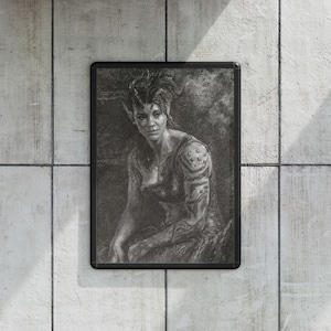 Karlach Baldurs Gate 3 Poster BG3 Art Prints Dungeons And Dragons Wall Art Baldurs Gate Poster Video Game Print Gamer Gifts BG3 Decor