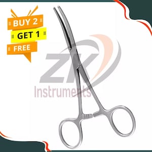 Rochester-Pean Forceps | Hemostatic Surgical Instrument | Stainless Steel Clamp