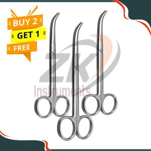 Fomon Rhinoplasty Scissors 12.5cm | TC Surgical Instrument | Precision Curved Scissor