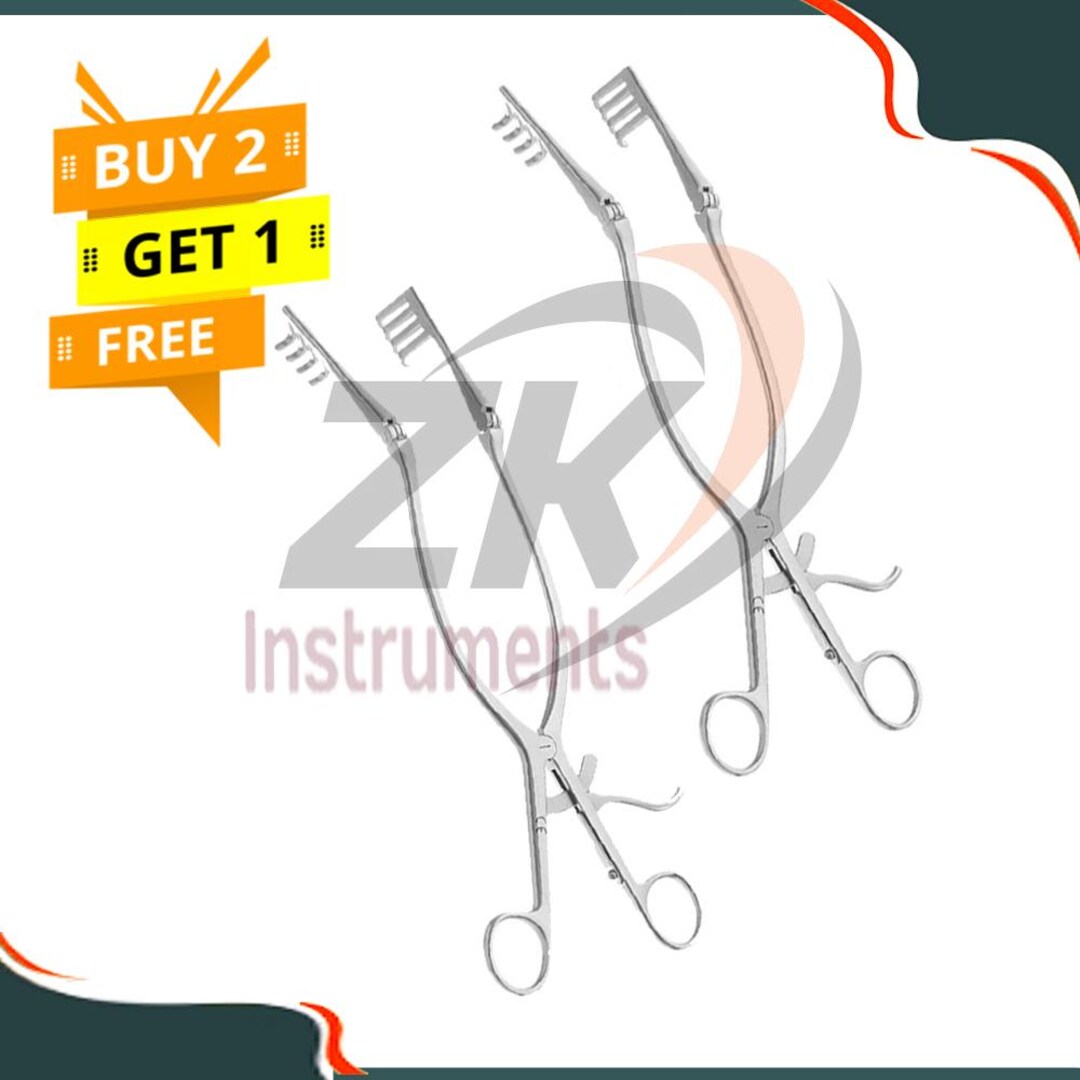 Beckman Instrument Beckman Retractor 31.5cm – 4x4 Prongs Spine & Ortho Surgical Instrument ...