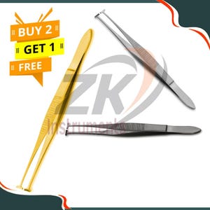 Converse Green Fixation Forceps 10cm | Serrated Jaws | Ophthalmology Tool