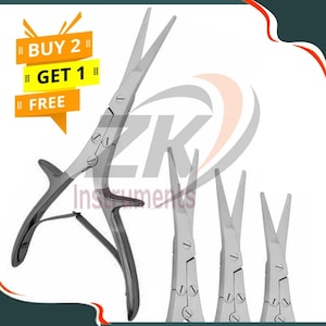 Gorney Septum Shears | Supercut TC Scissors | Precision Double Action Surgical Tool 20cm