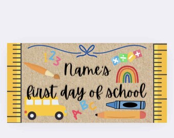 Preorder Back to School Painted Banner