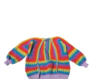 1990s/y2k J. Crew Wool Sweater Vintage Men's Colorful