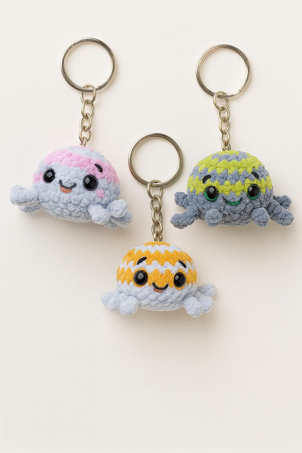 32 Spider Crochet Patterns for Cute, Creepy, and Giftable Makes 10 Handmade Crochet Spider Keychain Cute Amigurumi Bag Charm