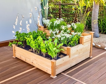 DIY Elevated Garden Bed Build Plans: 3-Tier Raised Planter - PDF Download