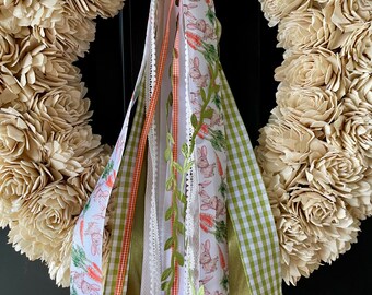 Spring wreath ribbon set, Easter ribbon set, pastel wreath ribbon bundle, Easter wreath ribbons, front door wreath ribbons