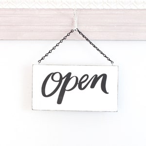 Open Sign, Closed Sign, Business Open Sign, Custom Sign, Store Sign, Boutique Sign,  Wood Sign