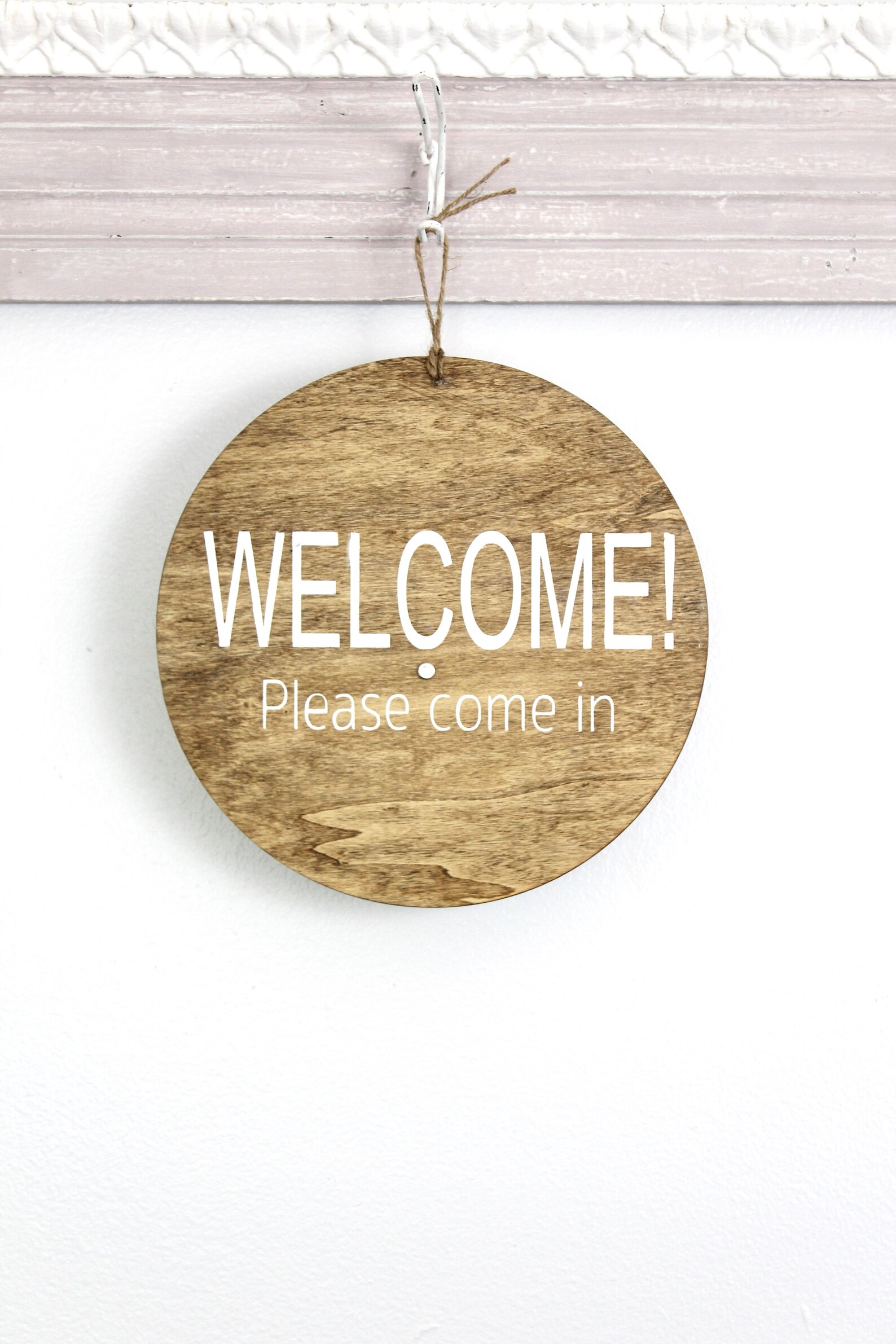 Modern Be Back Soon Clock Sign Will Return Soon Sign Round Etsy