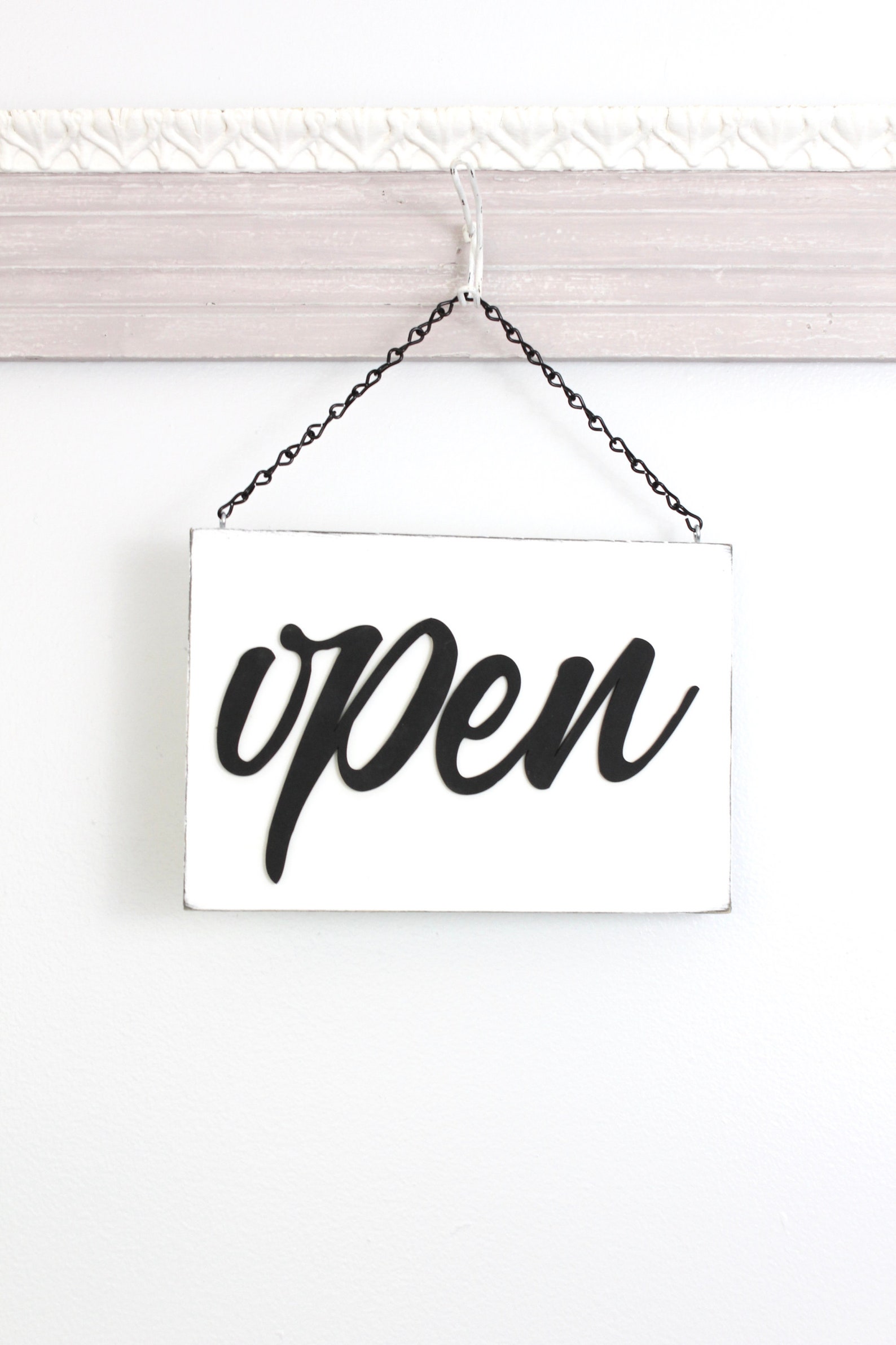 Modern Business Sign Laser Cut Open Sign Closed Sign Custom - Etsy