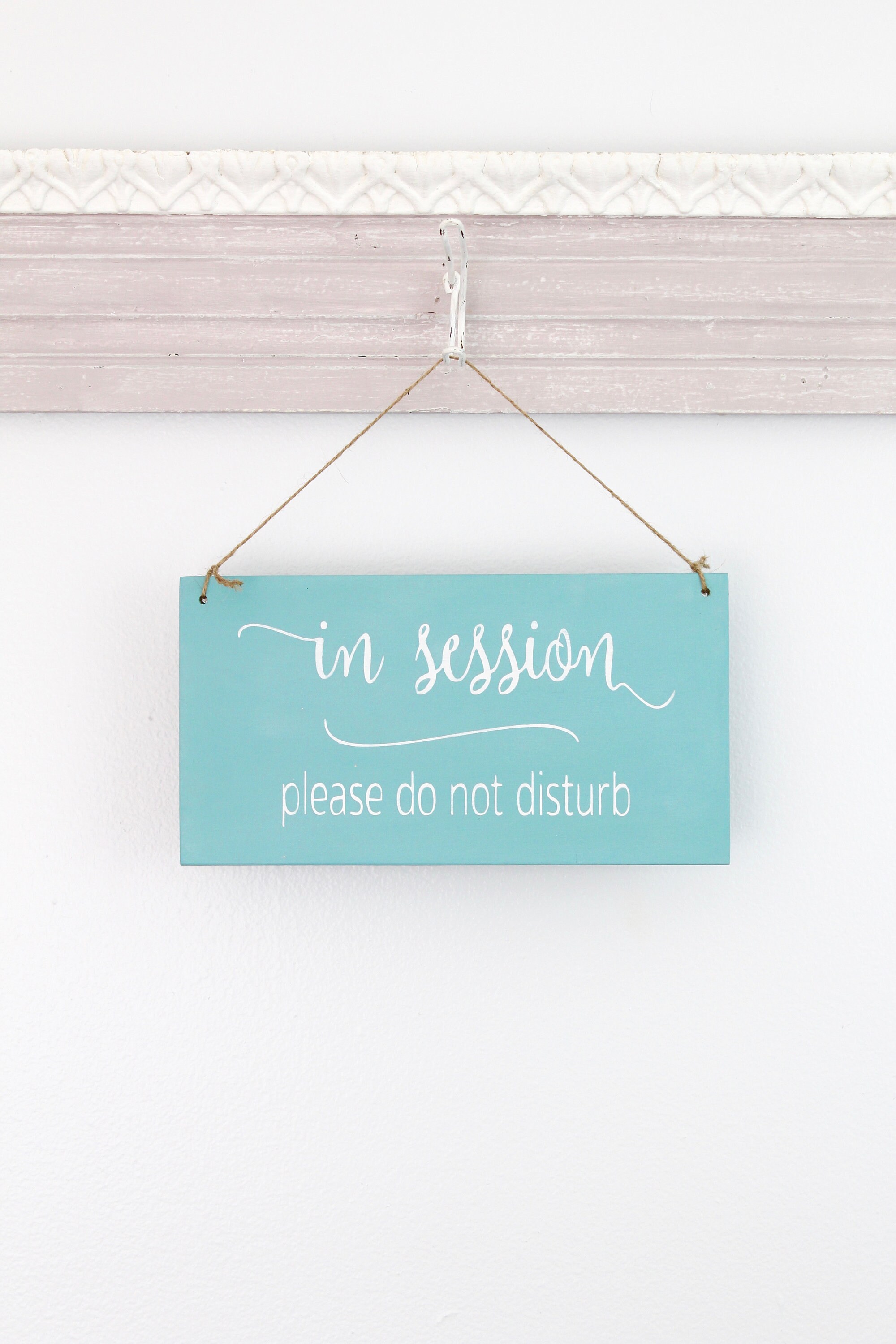 In Use Session Sign In Session Two Sided Business Sign, Welcome Sign, Office Sign, Store ...