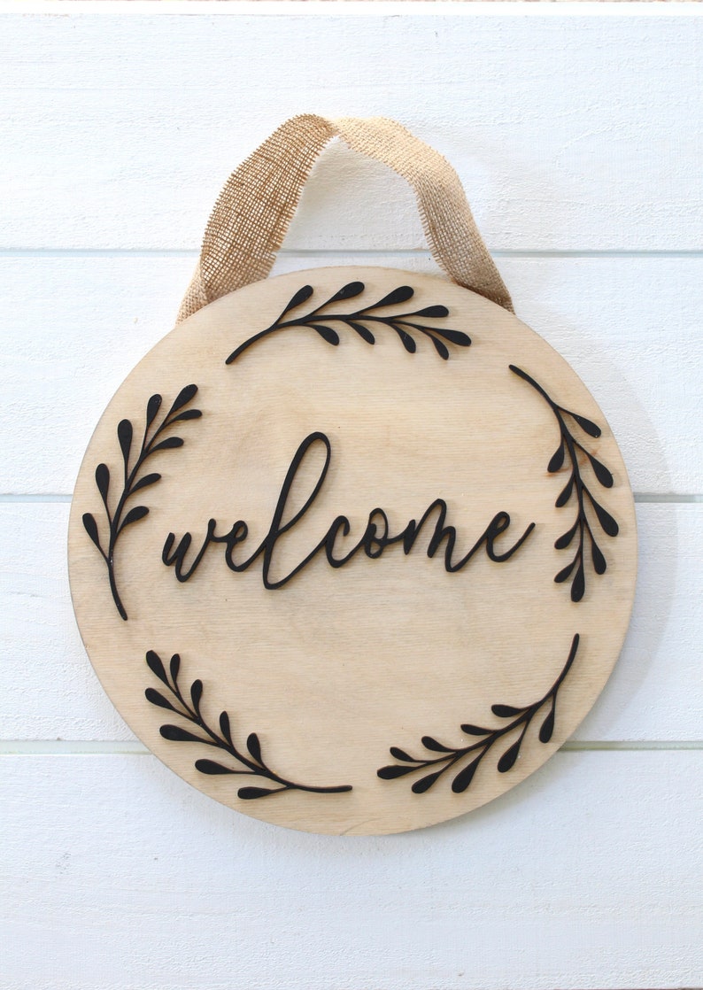 Sign Hanging Door Sign Custom Sign Wall Art Wood Etsy