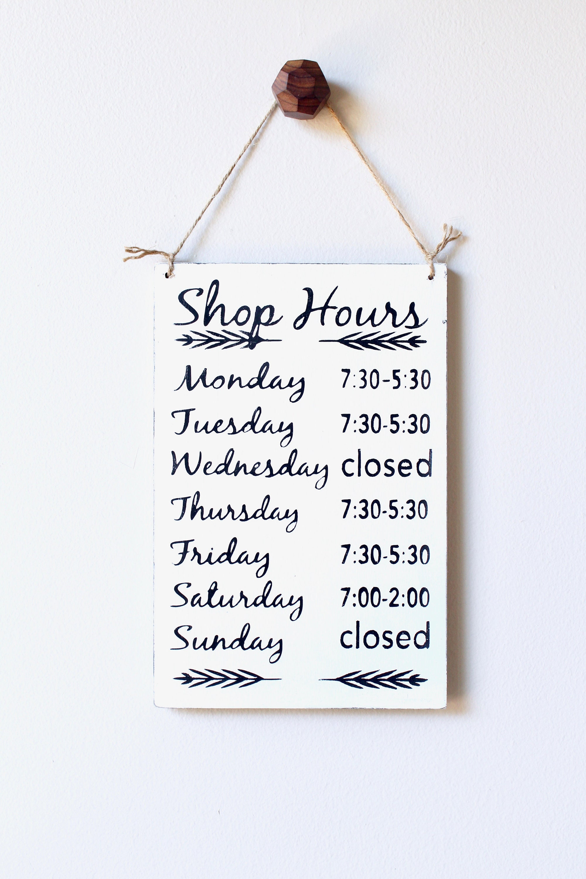 Business Hours Sign Store Hours Sign Wall Signs for Etsy