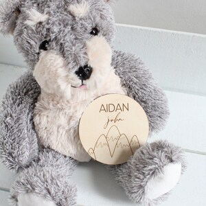 Wooden Baby Name Announcement Sign, Wood Sign for Birth Reveal, Baby Name Sign, Personalized Baby Name Sign